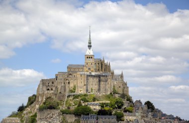 Abbey mont saint michel, normandy, Fransa