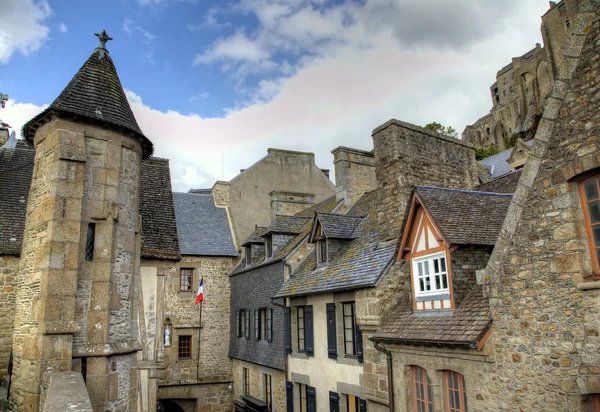 Opactwo mont saint michel, Normandia, Francja — Zdjęcie stockowe