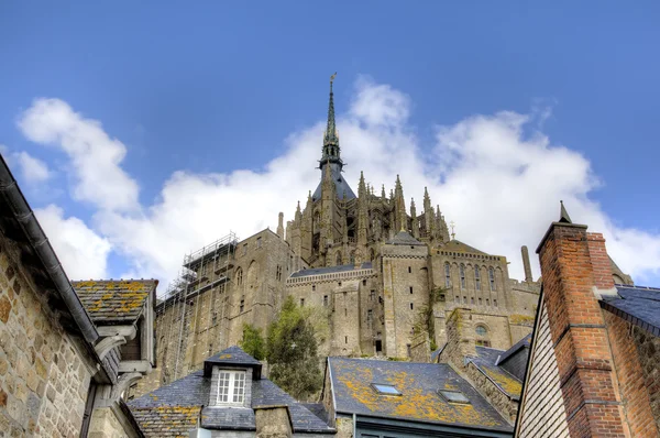 Klostret mont saint michel, Normandie, Frankrike — Stockfoto