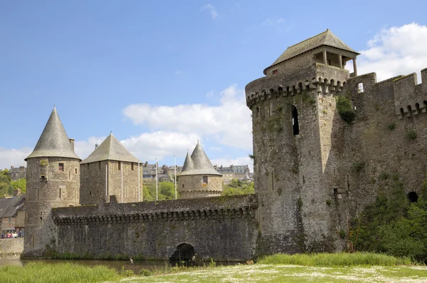 Középkori vár. fougeres, Franciaország — Stock Fotó