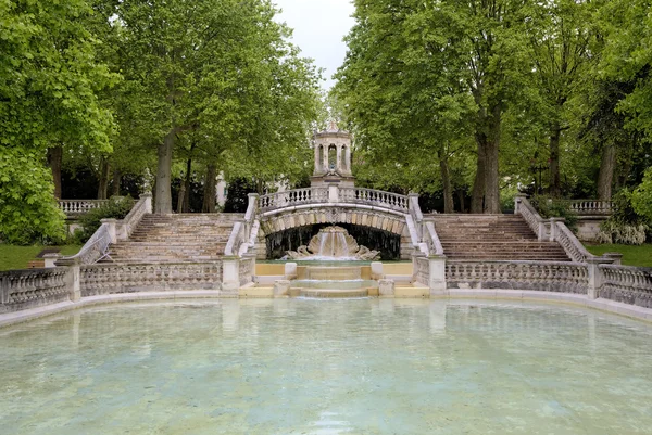 Fontän darcy. Dijon, Bourgogne, Frankrike — Stockfoto