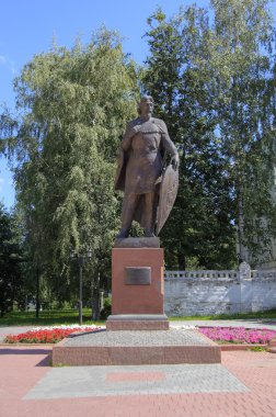alexander nevsky Anıtı. Vladimir, Rusya'nın altın yüzük.