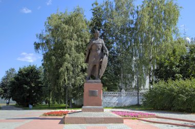 alexander nevsky Anıtı. Vladimir, Rusya'nın altın yüzük.