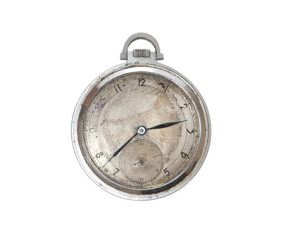 Steel pocket watch — Stock Photo, Image