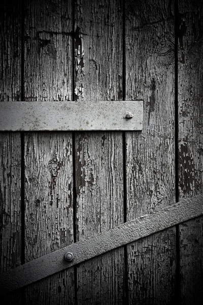 Fond de porte en bois foncé — Photo