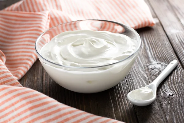 Sour cream — Stock Photo, Image