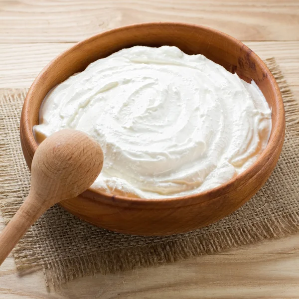 Sour cream — Stock Photo, Image