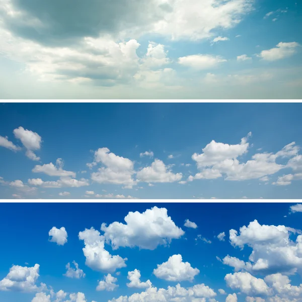 Небо фони набір — стокове фото