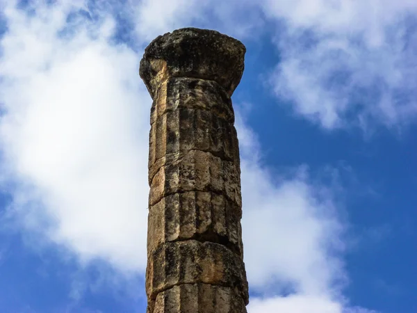 Rural Greek Delphi Pillar — Stock Photo, Image