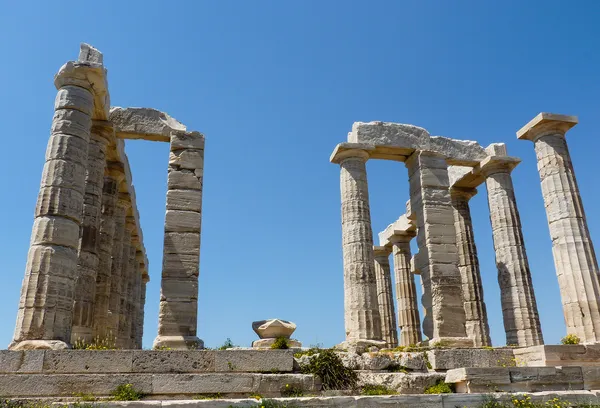 Poseidonovi v sounio Řecko — Stock fotografie