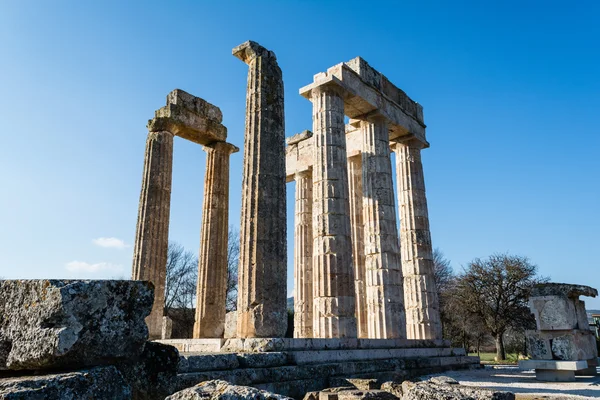 Templo antigo de Zeus no Nemea — Fotografia de Stock
