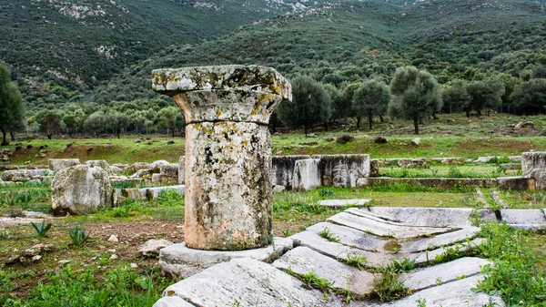 Ερείπια αρχαία Τροιζήνα, Ελλάδα — Φωτογραφία Αρχείου