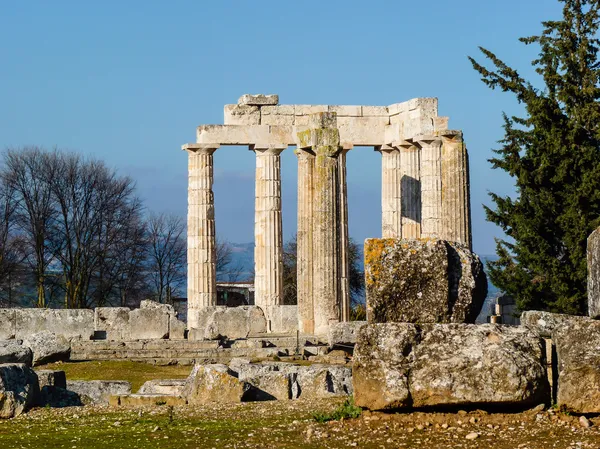 Gamla Zeustemplet i nemea — Stockfoto