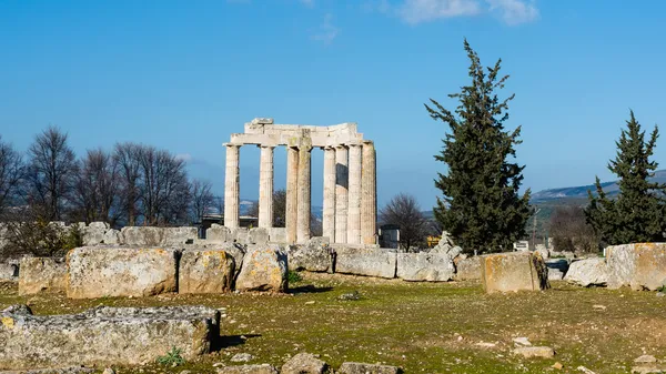 Antiguo Templo de Zeus en el Nemea — Foto de Stock