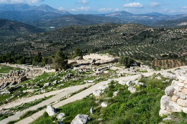 Mycènes, lieu archéologique en Grèce — Photo