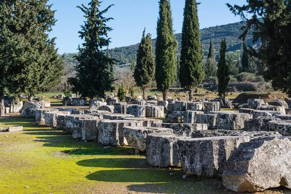 Nemea archeologische site, Griekenland — Stockfoto
