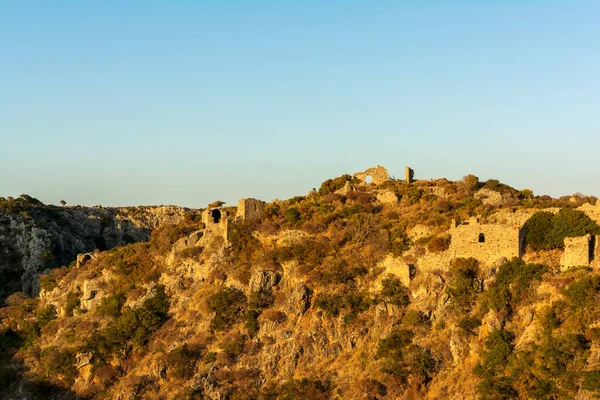 Pohled Benátský Hrad Palaiochora Ostrově Kythira Řecku — Stock fotografie