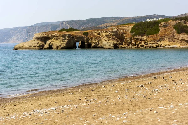 Vista Panoramica Della Spiaggia Paleopoli Citera Grecia — Foto Stock