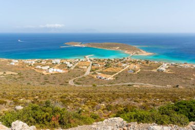 Diakofti limanı Yunanistan 'ın Kythira adasında. Yunanistan.
