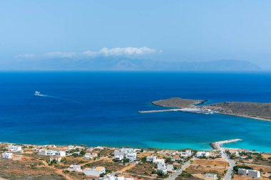 Diakofti limanı Yunanistan 'ın Kythira adasında. Yunanistan.