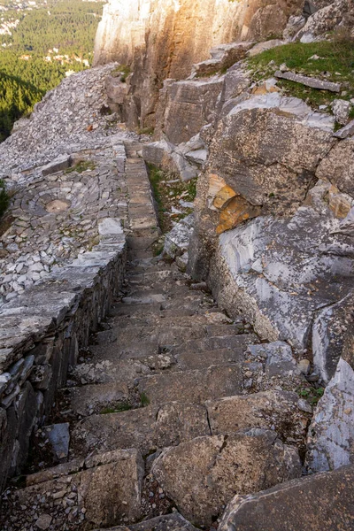 Part Abandoned Penteli Marble Quarry Attika Greece Penteli Mountain North — Stock Photo, Image