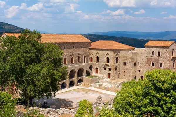 Der Palast Der Despoten Der Oberstadt Von Mystras Griechenland — Stockfoto