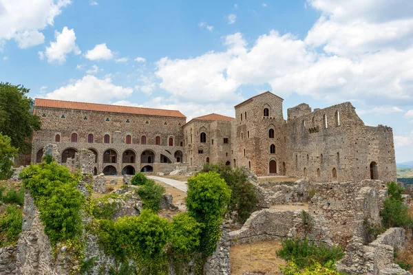 Palác Despotů Horním Městě Mystras Řecko — Stock fotografie