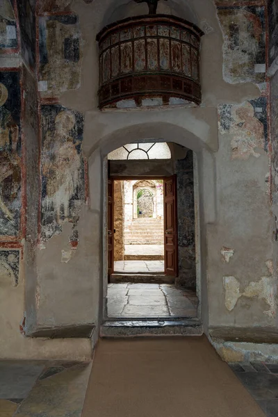 Ruins Byzantine Monastery Mystras Peloponnese Greece — Stok fotoğraf