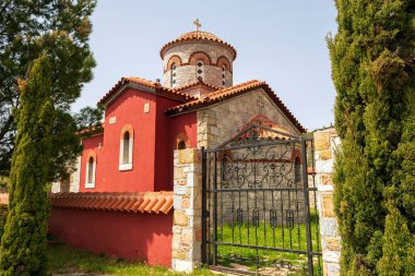 Yunanistan 'ın Penteli kentindeki Agiou Panteleimonous manastırı.