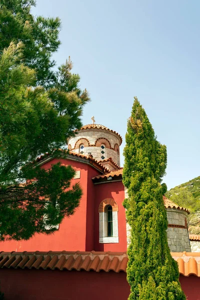 Monastère Pantéléimone Agiou Penteli Grèce — Photo