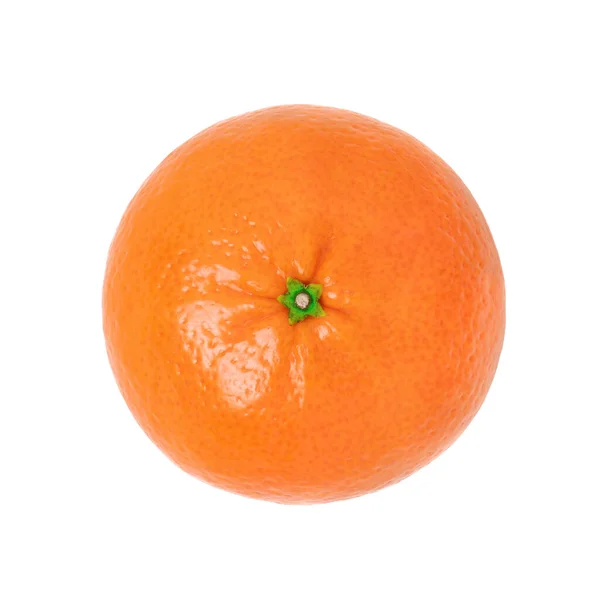 Frische Mandarine Auf Weißem Hintergrund Ansicht Von Oben — Stockfoto