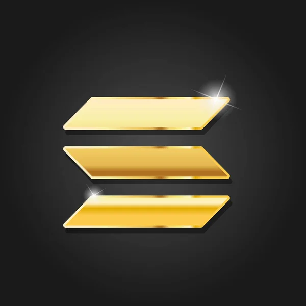 Golden Brillant Solana Icône Badge Symbole Image Vectorielle Pièce Monnaie — Image vectorielle