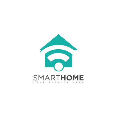 Smart House Logo Design Template. Simple element illustration. Can be used for web and mobile.