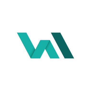 Initial W letter modern geometric logo vector. Creative letter W logo design concept