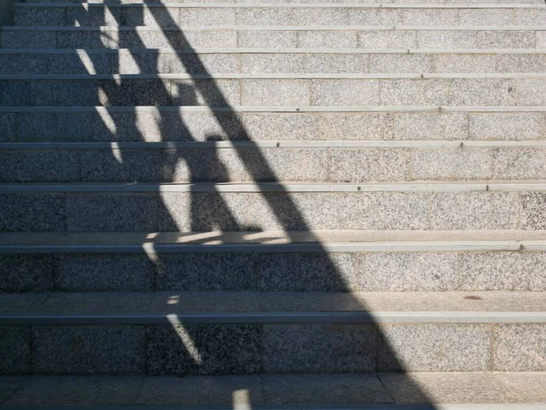 Uitzicht Trap Met Daglicht Schaduwen — Stockfoto