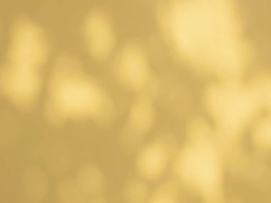 Sarı arkaplandaki yaprakların soyut gölgesi, fotoğraf, taklit, posterler, durağanlık, duvar sanatı, tasarım sunumu için üstüste efekt