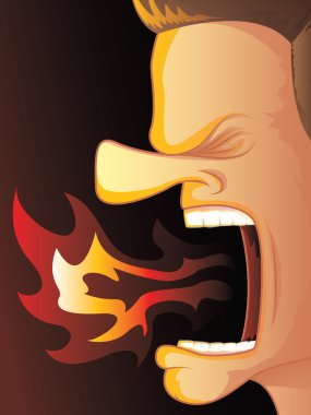 Angry Breath clipart
