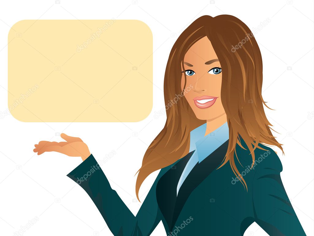 Business Woman Illustration