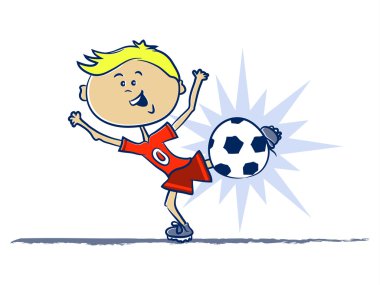 Soccer Kid vector Soccer Kid vector