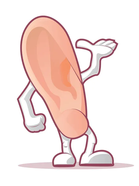 Ear Character — Stock Vector