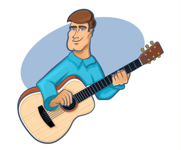Guitar Player — Stock Vector