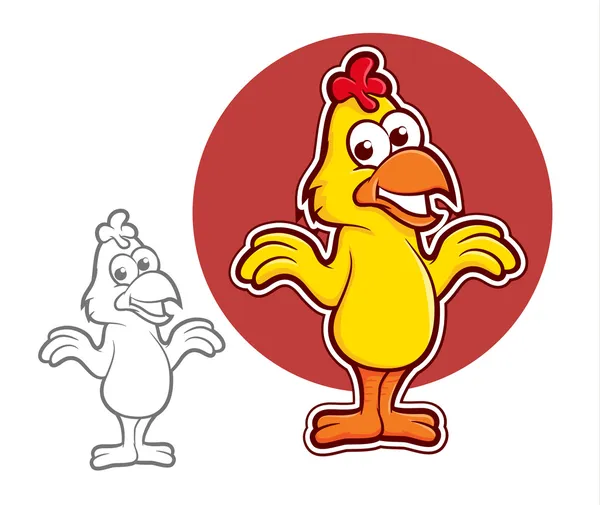 Κοτόπουλο χαρακτήρα — Διανυσματικό Αρχείο