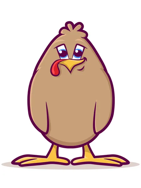 Baby Fowl Cartoon — Stockvector