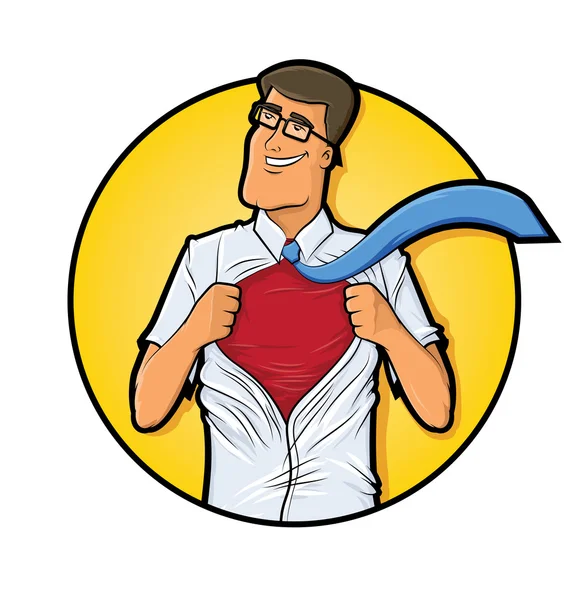 Super Geek — Stock Vector