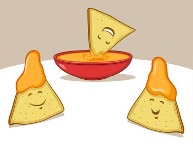 nachos karikatür