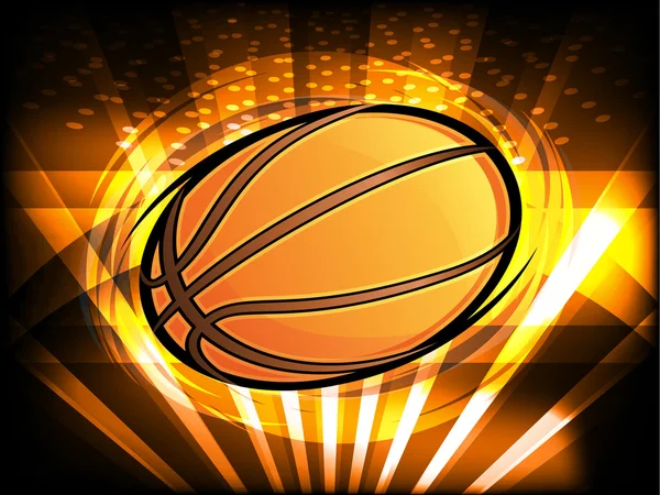 Hintergrund Basketball — Stockvektor