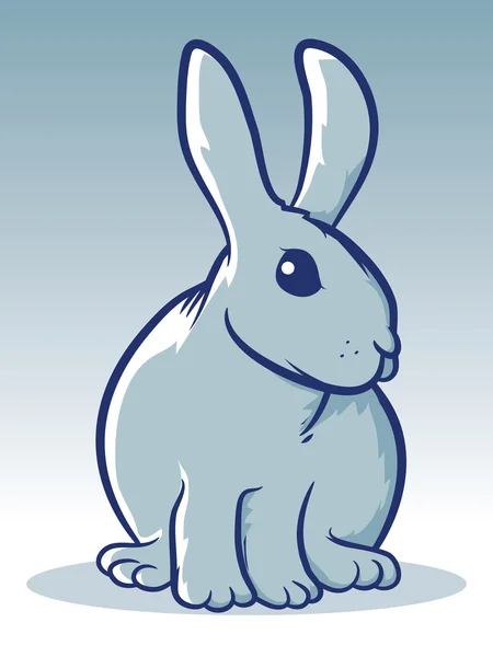 Mascota de conejo — Vector de stock