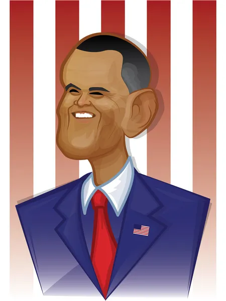 Barack obama — Image vectorielle