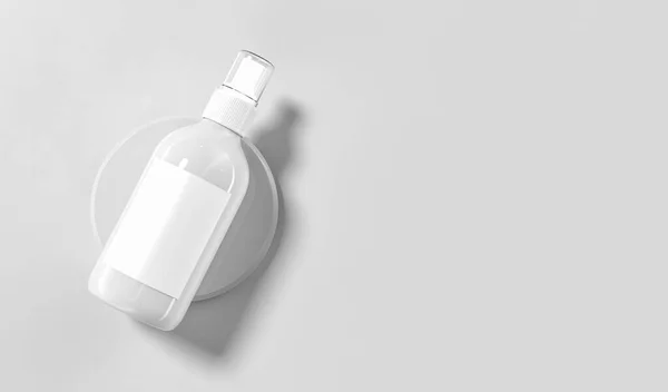 Spray Bottle Mock Isolated White Background Illustration —  Fotos de Stock