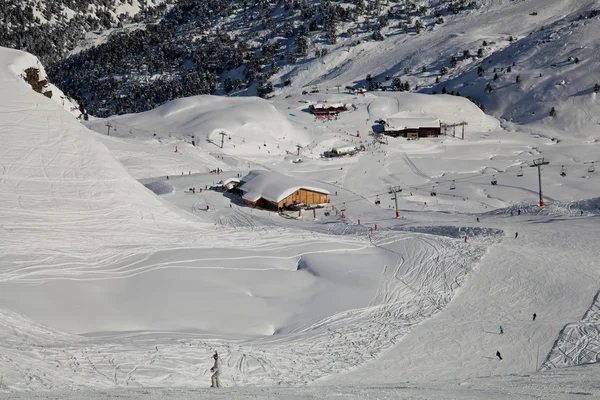 Franse Alpen bergwegen — Stockfoto